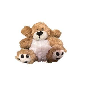 HitWear Plush Puppy Dog Bear Toy 6" Soft Stuffed Animal Brown & White